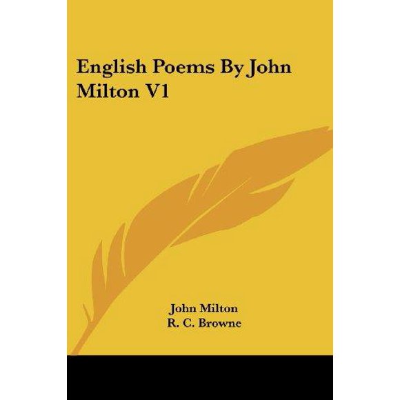 English Poems by John Milton
