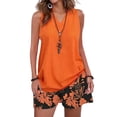 thumbnail image 2 of Jaimenalin Women'S Two Piece Short Sets Casual Oversized V Neck Shirts Shorts Outdoor Vacation Travel Outfit Color Pattern 1 S, 2 of 6