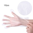thumbnail image 1 of 100 unids/bolsa guantes desechables guantes de plástico únicos guantes transparentes para barbacoa Ndcxsfigh Cuidado Belleza, 1 of 5