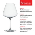 thumbnail image 3 of Spiegelau Burgundy Wine Glasses Set of 2, 34 oz, Stemmed Crystal Red Tannin Aroma Clarity, 3 of 9