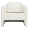 thumbnail image 5 of SAFAVIEH Fifer Modern Style Accent Chair, Cream, 5 of 13