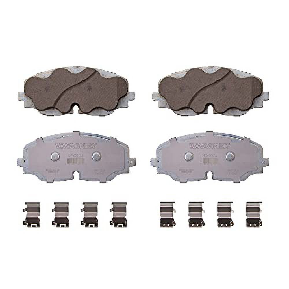 Disc Brake Pad Set Fits select: 2018-2022 VOLKSWAGEN ATLAS, 2020-2022 VOLKSWAGEN ATLAS CROSS SPORT