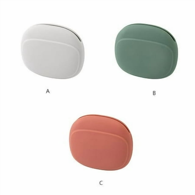 Earphone Storage Box Portable Mobile Bag Protective Phone Data Cable Earbuds Carrying Case Reusable Pocket Container Purse Bag Organizer Red