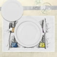 thumbnail image 3 of Ambesonne Music Place Mats Set of 4, Guitar Collage for Teens, Standard Size, Multicolor, 3 of 6