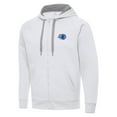 thumbnail image 2 of Men's Antigua White Orlando Magic New Logo Tall Victory Full-Zip Hooded Sweatshirt, 2 of 3