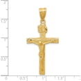 thumbnail image 3 of 14K Yellow Gold Inri Crucifix Pendant (44 X 23) Made In United States c1346, 3 of 5