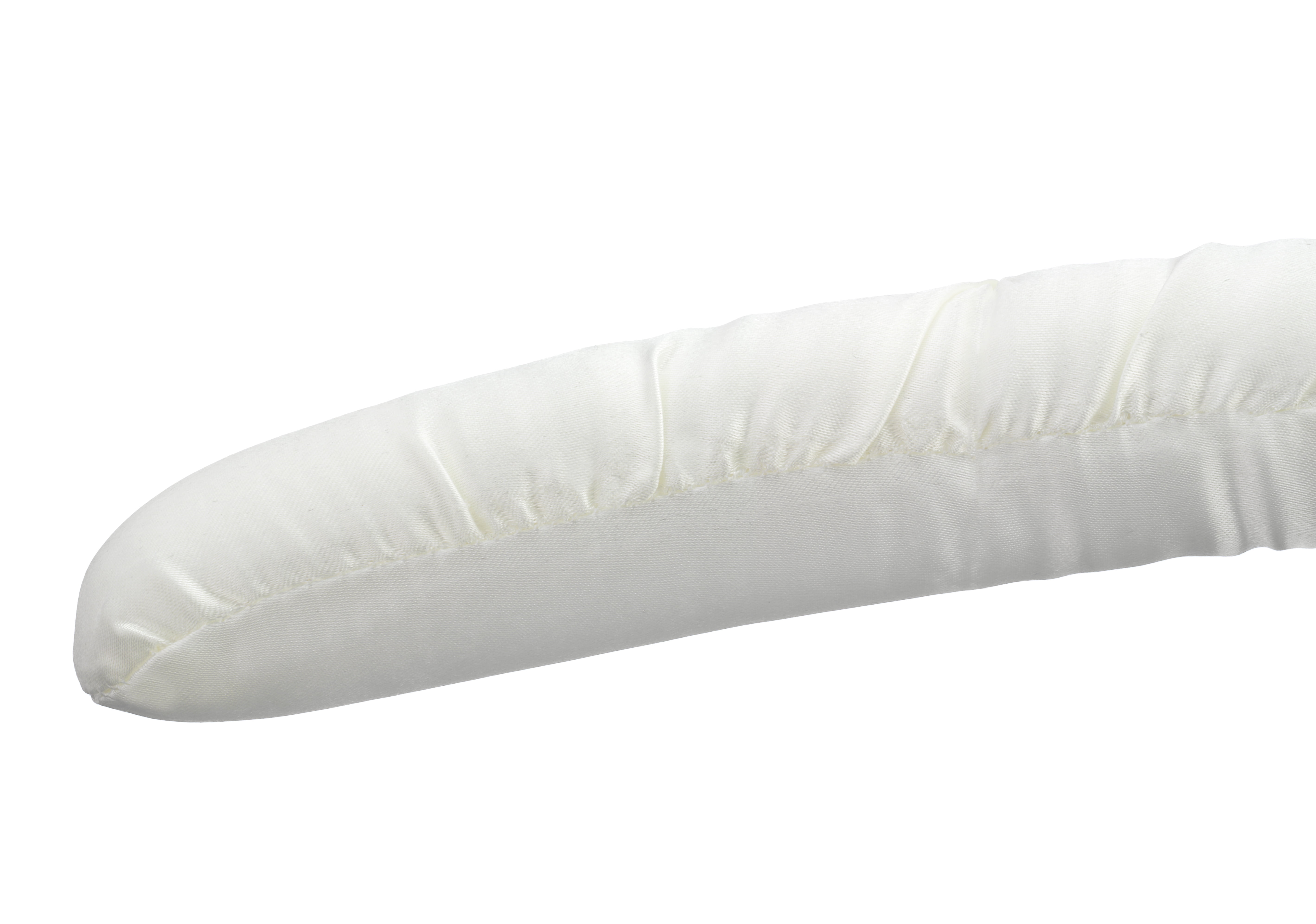 Whitmor Satin Padded Clothing Hanger, 8 Pack, Bone