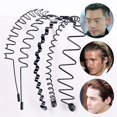 thumbnail image 3 of Lystrfac-Diadema Unisex de 5 piezas para hombre y mujer, banda para el pelo Invisible, deportiva, antideslizante, accesorios para el cabello, 3 of 4