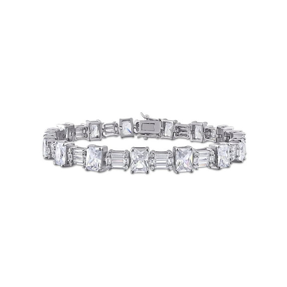 Everly Women's Cubic Zirconia Sterling Silver Tennis Bracelet