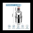 thumbnail image 2 of Stainless Steel Water Level Control Float Valve for Tank, 3/4 Inch Float Ball Valve, Suitable for Water Tanks, Pond B,1 pcs x auto fill valve,Silver, 2 of 7
