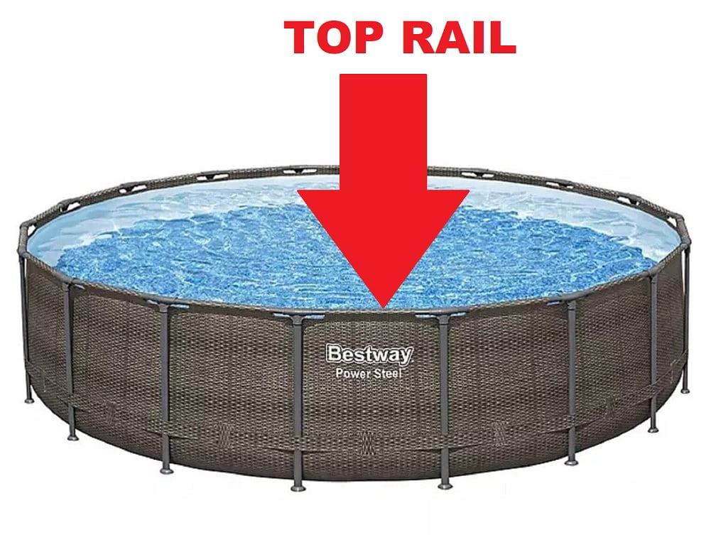 Replacement Top Rail for Bestway Power Steel 18FT X 48IN Round Swimming Pool