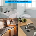 thumbnail image 7 of Visland 2PCS Kitchen Faucet Absorbent Mat, Anti Slip Behind Faucet Splash Absorbent Pad, Microfiber Cloth for Faucets,Kitchen Drying Faucet Racks for Farmhouse,Bar & RV, 7 of 7