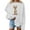#04White, variant on Women's Christmas Sweatshirts Loose Pullover Shirts Xmas Graphic Printed Blouses Tops Long Sleeve Crew Neck Sweaters Casual Holiday Clothing
