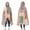 Pioneer Flower Floral-1, variant on Wearable Blanket,Pioneer Flower Floral Print Pattern Hooded Wearable Flannel Blanket for Adults & Teens,Winter Poncho Shawl Wrap Cape Cozy Anti-Pill,50"x60"