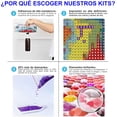 thumbnail image 2 of Kit de pintura de diamantes 5D, cuadro de diamantes redondo sin marco de 35 cm x 35 cm, impresión de alta definición, incluye todos los accesorios necesarios., 2 of 3