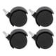 thumbnail image 1 of Ruedas Para Muebles, Prácticas Ruedas Giratorias, Diseño De Doble Rueda Para Estantes Para Gabinetes, 1 of 7
