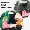thumbnail image 4 of Alien Invader Zim 2 PCS Car Seat Protector Backseat Car Organizer Accessories Decor Adjustable Seat Back Protector Anti-kick Storage Mat For Universal Car, 4 of 9