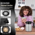 thumbnail image 3 of Jarra térmica para café WYHVAND, 1 L, acero inoxidable, color plateado, 3 of 8
