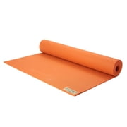 JadeYoga Harmony Yoga Mat (3/16") Color: Tibetan Orange Mat Size: 24" x 68"