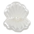 thumbnail image 2 of Cama flotante inflable con forma de concha de perla para piscina, anillo de natación, 2 of 14