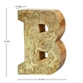 thumbnail image 2 of Handmade Eco-Friendly Wall Décor "B" Alphabet Letter Block, 2 of 5