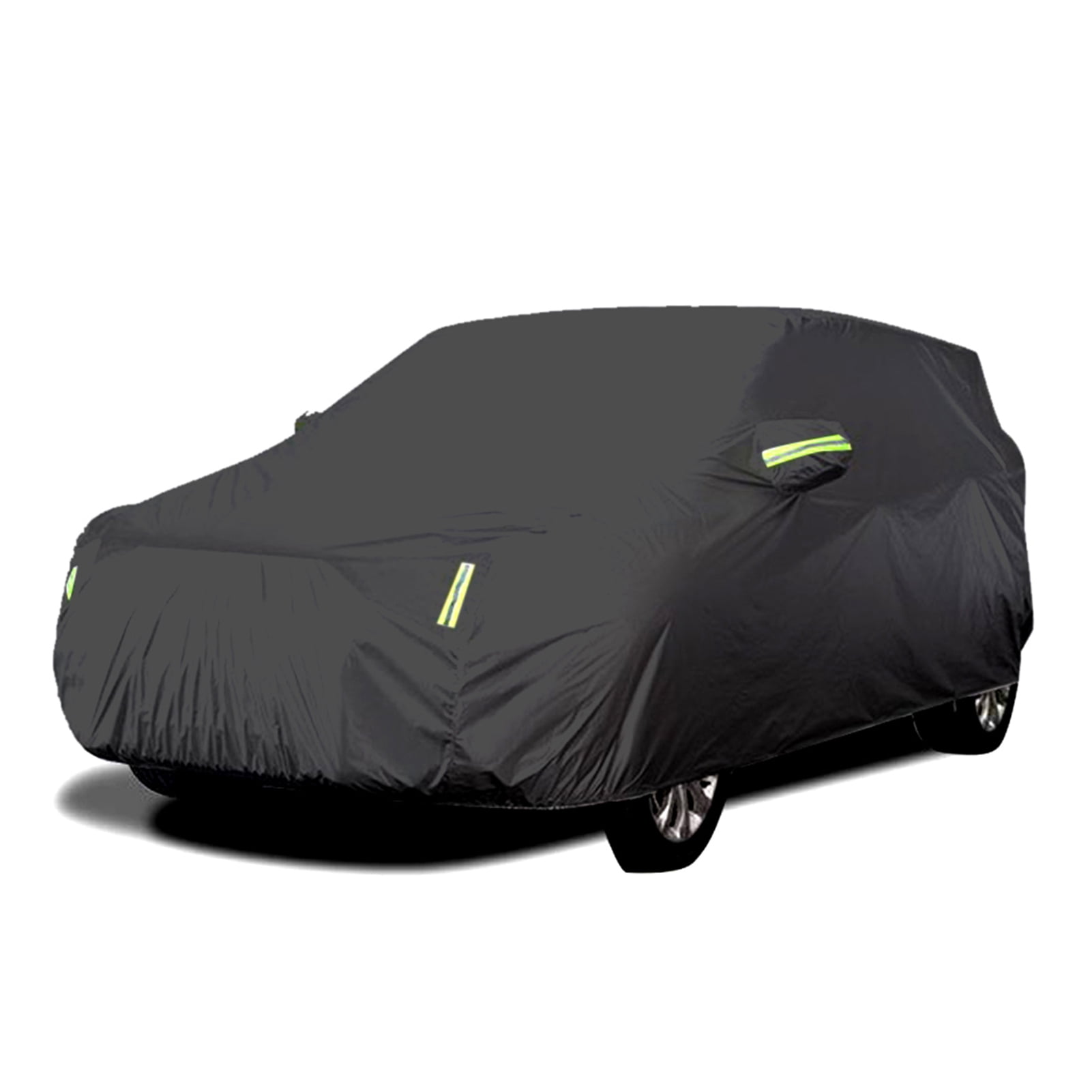 Car Cover Full Sedan Covers with Reflective Strip Sunscreen Protection