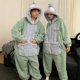 thumbnail image 1 of Kigurumis-Pijama de lana de Coral para hombre y mujer, ropa de dormir, mono de dibujos animados, suave, cálido, grueso, Invierno, 1 of 4