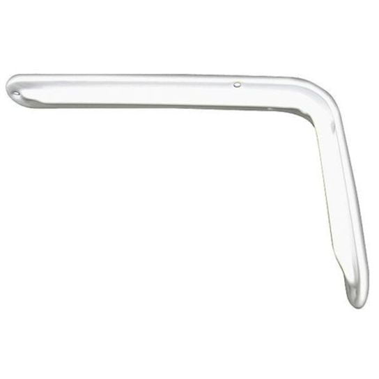 Shelf Bracket, Steel, White, 73/4 in. L