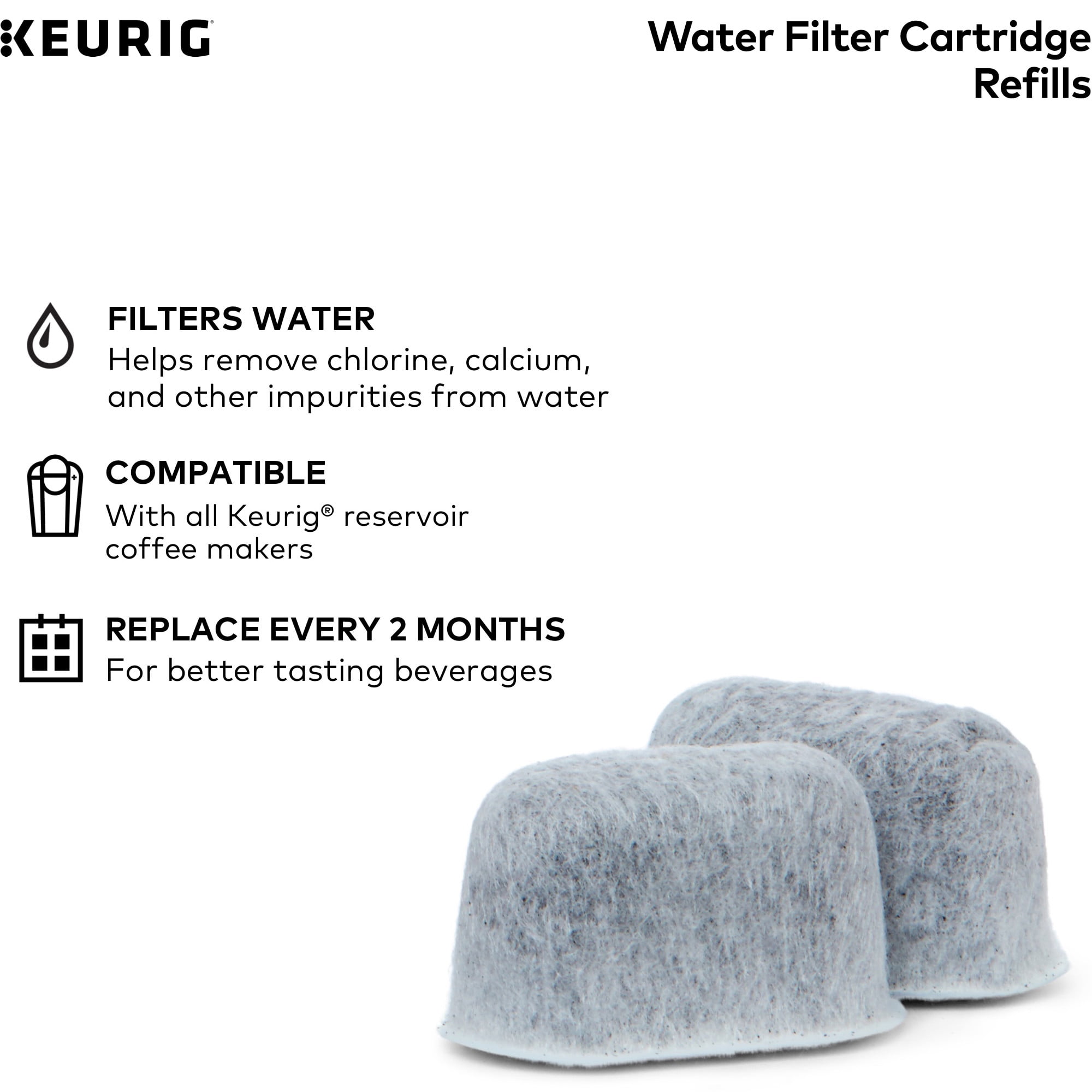 Pureking 8541893410 Keurig Coffee Maker Water Filter Cartridges Set for sale online 