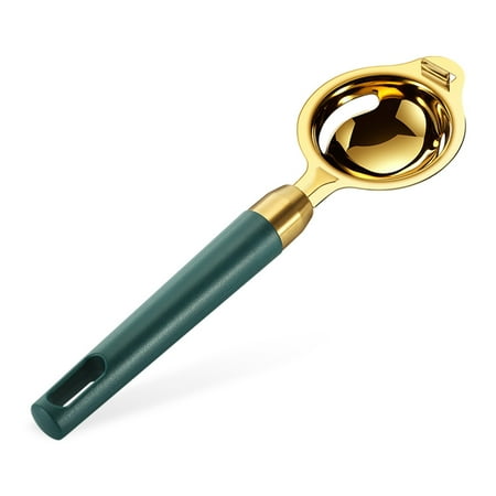 

Manual Egg Separator Handheld Yolk White Divider with Handle Extractor Restaurant Cookware Toddler DIY Supplies