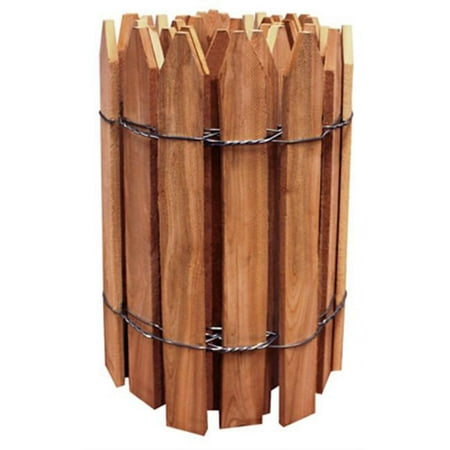 Greenes Fence RC24B 16 in. x 12 ft. Cedar Stain Gothic Top Trim Fence