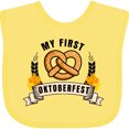 thumbnail image 3 of Inktastic My First Oktoberfest with Pretzel and Banner Boys or Girls Baby Bib, 3 of 4