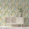 Mengzhiii Detachable Green Leaf Wallpaper Self Wall Painting Bohemian