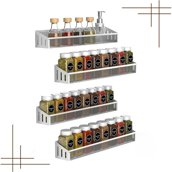 Wall Mount Spice Racks