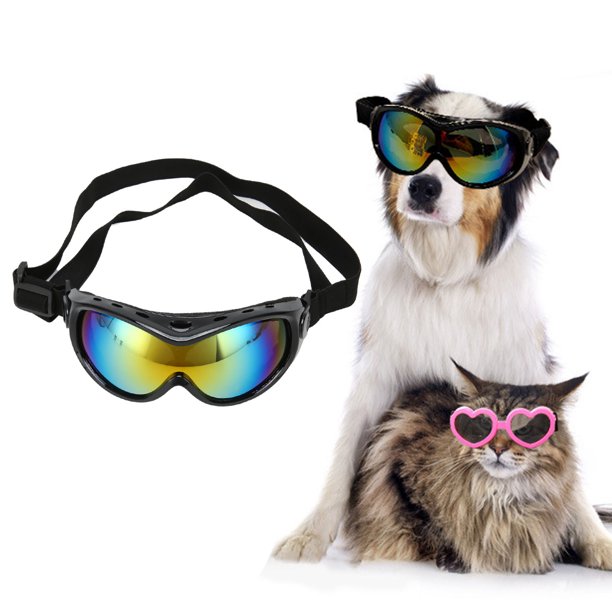 Gafas De Sol Para Perros, Orificios De Ventilación, Borde De Sellado De Silicona Ligero, Gafas Para Mascotas, Lentes De PC, Protección Para Los Ojos, Impermeables Para Exteriores
