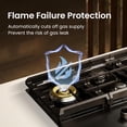 thumbnail image 2 of FOTILE Tri-Ring Series 30 Inch Pro Gas Cooktop with 40K total BTU on 4 Burners, 2 of 5