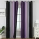 thumbnail image 1 of Cortinas Blackout Ombre Estelar Textiler Morado/Negro 132x213 cm 2 Paneles, 1 of 9