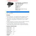 thumbnail image 2 of Front Bulb Socket - Compatible with 2007 - 2010 Ford Edge - Dorman, 2 of 2