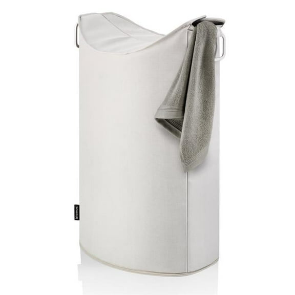 Blomus 65382 Aluminum Matt Laundry Bin, Sand