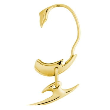 Necvior Dark Devil Climber Earrings Vintage Punk Ear Cuff for Party Accessory