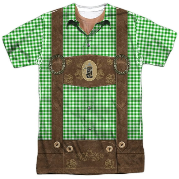 - Oktoberfest Lederhosen - Short Sleeve Shirt - XXX-Large