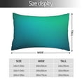 thumbnail image 2 of Vsdgher Green Turquoise Teal Pillow Cases, Pillow Covers - suit sofa or office-14"x20", 2 of 6