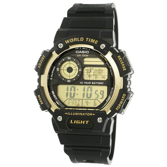 Casio Men's Classic Digital World Time Sport Watches AE1400WH