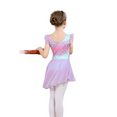 thumbnail image 3 of Yuyuekeji Girls Dance Ballet Leotards,Kids Ruffle Sleeve Tutu Girls Skirted Dress 4-11 Years, 3 of 6