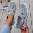 thumbnail image 7 of Women'S Lightweight Breathable Mesh Walking Shoes Orthopedic On Round Toe Non Soft Sole Running Shoes For Women, 7 of 7