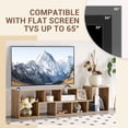 thumbnail image 5 of PAPROOS TV Stand for 65 Inch TV, Modular L Shaped TV Stand, Adjustable Entertainment Center with 6 Open Shelves, Wood Grain Media Console for Living Room Bedroom, Wood, 5 of 11