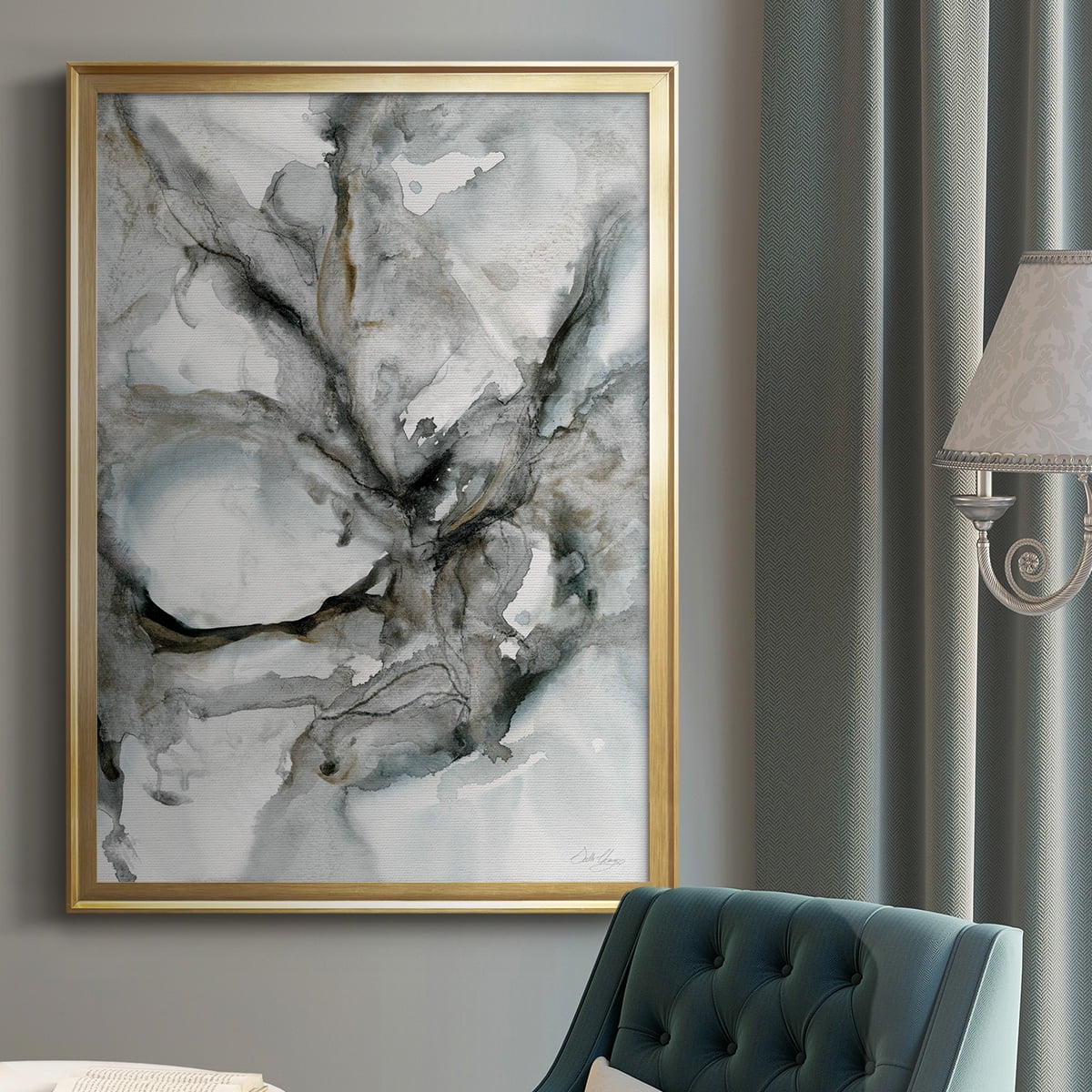 Marble Harmony Premium Framed Print - Ready to Hang