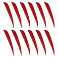 thumbnail image 2 of Almencla 12 Pcs Plumes de Dinde 3 Pouces Vanes Rouges, 2 of 8