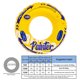thumbnail image 3 of Flotador de anillo de natación engrosado con flotadores de piscina con mango para niños adultos (100 # amarillo), 3 of 5