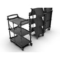 thumbnail image 5 of Hyper Tough Hyper Stack New Foldable Collapsible Utility Cart, Black, 5 of 16